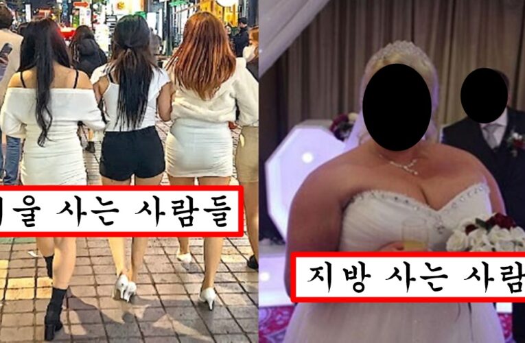 서울 사람들은 절대 모르는 경기 외곽이나 지방 사람들은 연애 6개월만 하고 결혼하는 소름돋는 이유